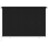 Outdoor Roller Blind 220x140 cm Black 312947