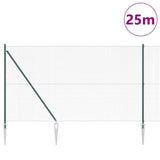 Welded Wire Fence with Spikes 25 x 1.5 m 3352093
