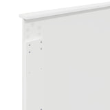Bed Frame with Headboard White 90 x 200 cm Solid Pine Wood 3411055