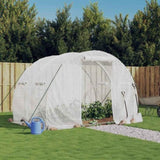Greenhouse with Steel Frame White 6 m 3x2x2 m 364079