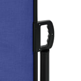 Retractable Side Awning Blue 220x1200 cm 4004866