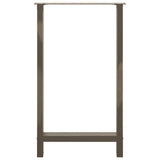Bar Table Legs Natural Steel 2 pcs 60x cm Steel 4013347