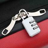 Suitcase Folding with Lock Red 50 x 30 x 76 cm ABS Plastic 42006248