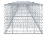 Gabion Basket with Cover 900x50x50 cm Galvanised Iron 3295140