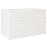 Garden Planter White 110x60x68.5 cm Solid Wood Pine 3282505