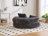 GOMYWAY Bean Bag Chairs for Adults/Kids,Large Bean Bag Chair with 3 Pillows & Armrest, Soft Corduroy W2678P489500