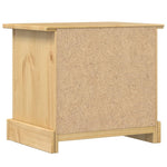 ZNTS Bedside Cabinet Corona 53x39x50 cm Solid Wood Pine 4005658
