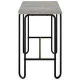 Dining Table 100 x 50 x 75 cm Engineered Wood Concrete Grey 8007697