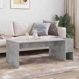 Coffee Table Concrete Grey 101.5 x 50 x 37 cm Engineered Wood 891195
