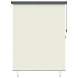 Roller Blind Cream 200 x 250 cm Fabric and Aluminum 362091