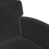 Dining Chairs with Wheels 2 pcs Black 58 x 65 x 98 cm Velvet 42017880