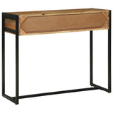 Console Table Brown 90 x 35 x 75 cm Solid Acacia Wood 374106