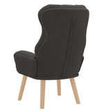 Armchair Dark Grey 69 x 74 x 93 cm Sherpa Fabric 42001883