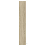 Sideboard with LED Sonoma Oak 36x32.5x200 cm Engineered Wood 852126