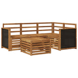 Outdoor Sofa Set 5 pcs Natural 59 x 59 x 37 cm Polyester 3384310