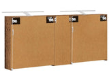 Bathroom Cabinet Set 3 pcs 120 x 14.5 x 70 cm Engineered wood 3403758
