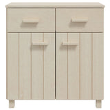 Sideboard HAMAR Honey Brown 79x40x80 cm Solid Wood Pine 340436