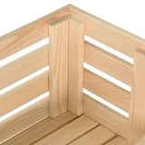 Vegetable Trolley 37x30x80 cm Solid Pinewood 327325