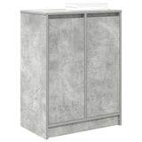 Shoe Cabinet Concrete Grey 57x34x76 cm Engineered Wood 861871