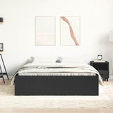 Bed Frame without Mattress Black 160x200 cm 3203874