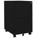 Mobile File Cabinet Black 39x45x67 cm Steel 335976