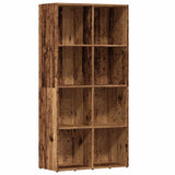 Book Cabinet Old Wood 66x30x130 cm Engineered Wood 855778