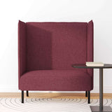Highback Sofa Wine red 109 x 56 x 121 cm Fabric 42010835