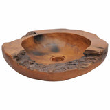 243475 Basin Solid Teak 45 cm