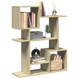 Room Divider Bookcase Sonoma Oak 92x29x112 cm Engineered Wood 858122