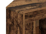 Corner LED TV Cabinet 100 x 40 x 50 cm Old Wood Engineered Wood 889803