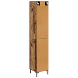Highboard Old Wood 69.5 x 34 x 180 cm Engineered Wood 3415765