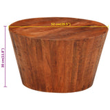 Coffee Table 52x30 cm Solid Rough Wood Mango 353728