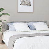 816977 Bed Headboard Grey Sonoma 200x1,5x80 cm Engineered Wood