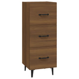 Sideboard Brown oak 34.5x34x90 cm Engineered Wood 817413