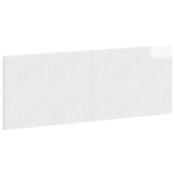 Wall-Mounted Headboard DELFT High Gloss White Engineered Wood 897179