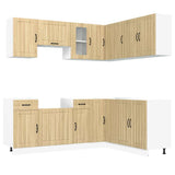 11 Piece Kitchen Cabinet Set "Kalmar" Sonoma Oak Engineered Wood 3314944