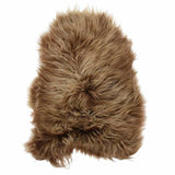 Icelandic Sheepskin Chair Cover Brown 70x110 cm 335855