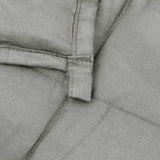 Weighted Blanket Grey 155x220 cm 11 kg Fabric 350723