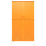 Wardrobe Mustard Yellow 90x50x180 cm Steel 336245