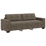 Sofa with Cushion Dark grey Faux leather 4105145