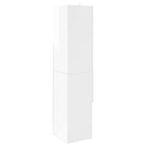 Corner Cabinet 32x32x140cm Engineered Wood High Gloss White 889879