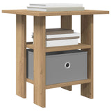 Bedside Table 2 pcs Artisan Oak 41 x 40 x 45 cm Engineered Wood 8000435