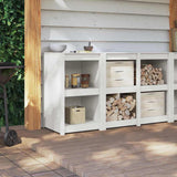 Kitchen Cabinet MEPPEL White 55 x 55 x 92 cm Solid Pine Wood 868166