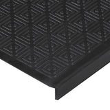 Stair Treads 10 pcs 25x75 cm Rubber 155643