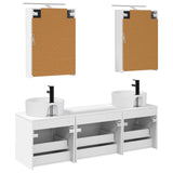 Bathroom Cabinet Set 5 pcs White 50 x 14.5 x 70 cm 3406591