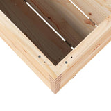 Garden Planter 70x40x72 cm Solid Wood Pine 3282629