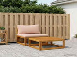 Sectional Sofa Set with Cushions 2 pcs Solid Acacia Wood 42028335