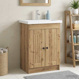 Bathroom under Sink Cabinet Artisan Oak 56 x 37.5 x 81 cm 890043