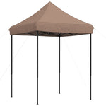 ZNTS Foldable Party Tent Pop-Up Brown 200x200x306 cm 4004988