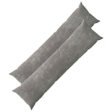 Throw Pillow 2 pcs HEERLEN Dark Grey 40 x 145 cm 926196